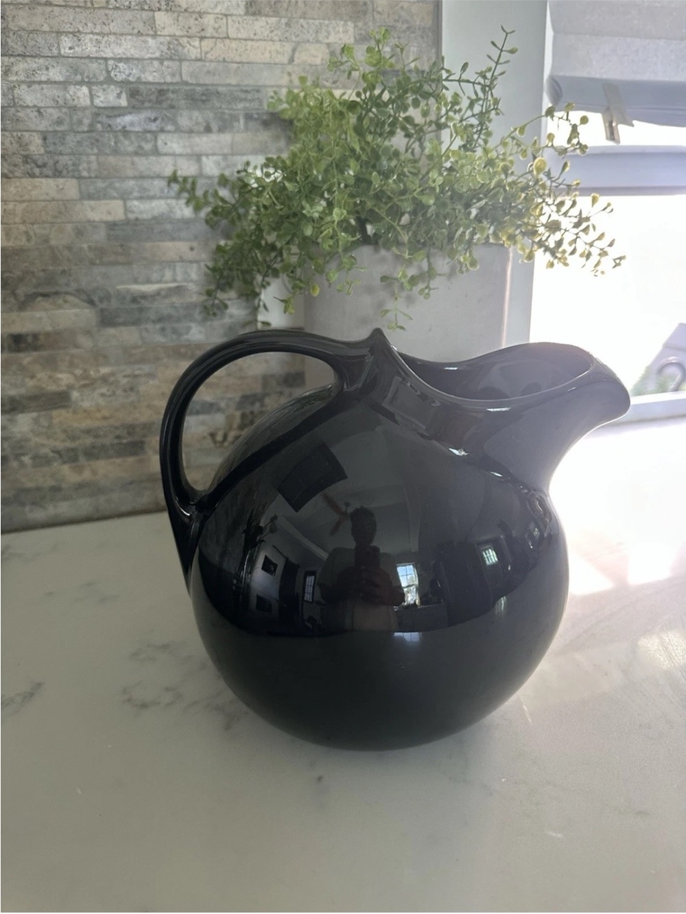 Hall china ball Jug